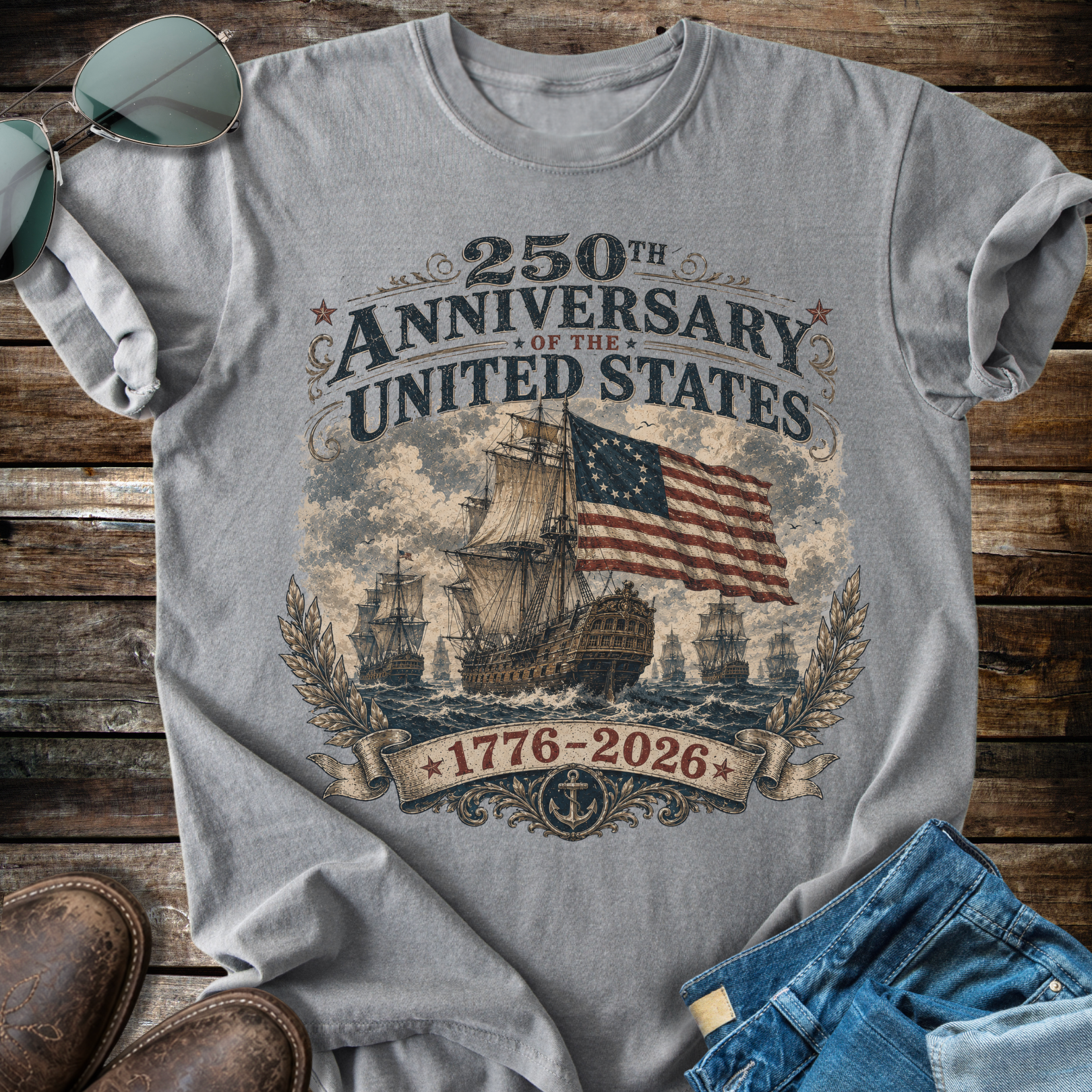Vintage  250 Anniversary  T-Shirt