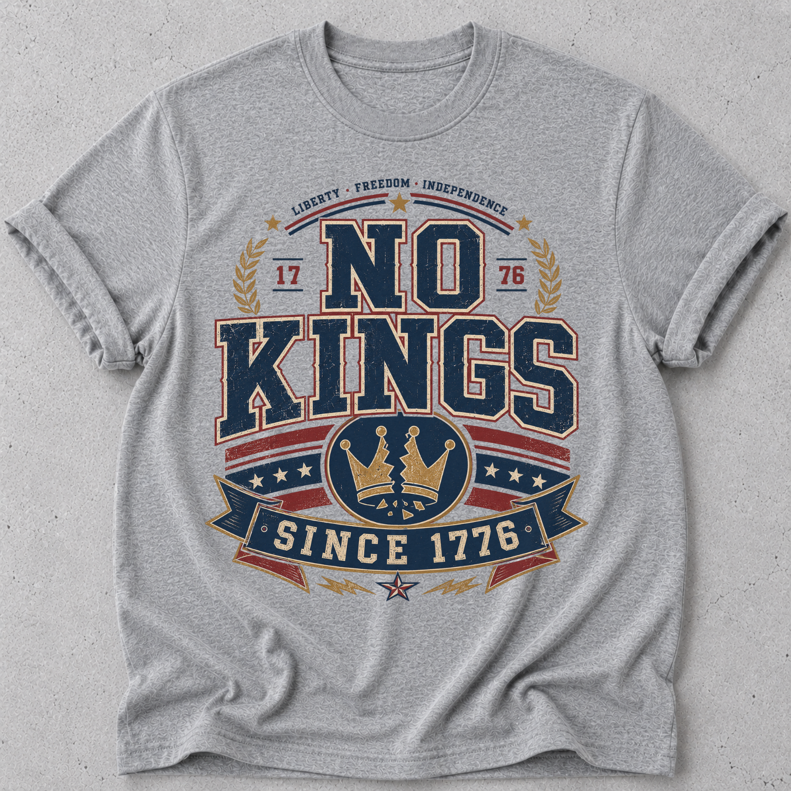 No Kings Varsity T-shirt
