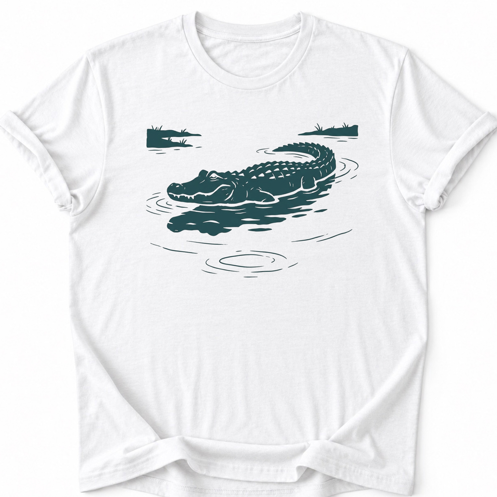 Alligator  Reflection T-shirt