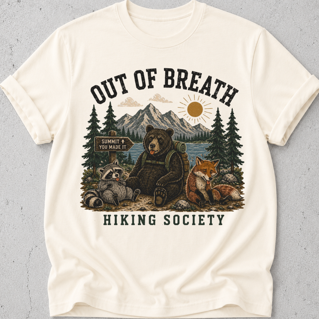 Out Of Breath Hiking T-shirt
