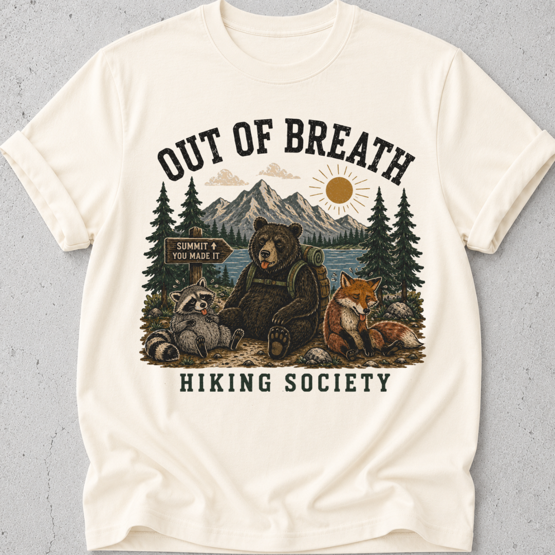 Out Of Breath Hiking T-shirt