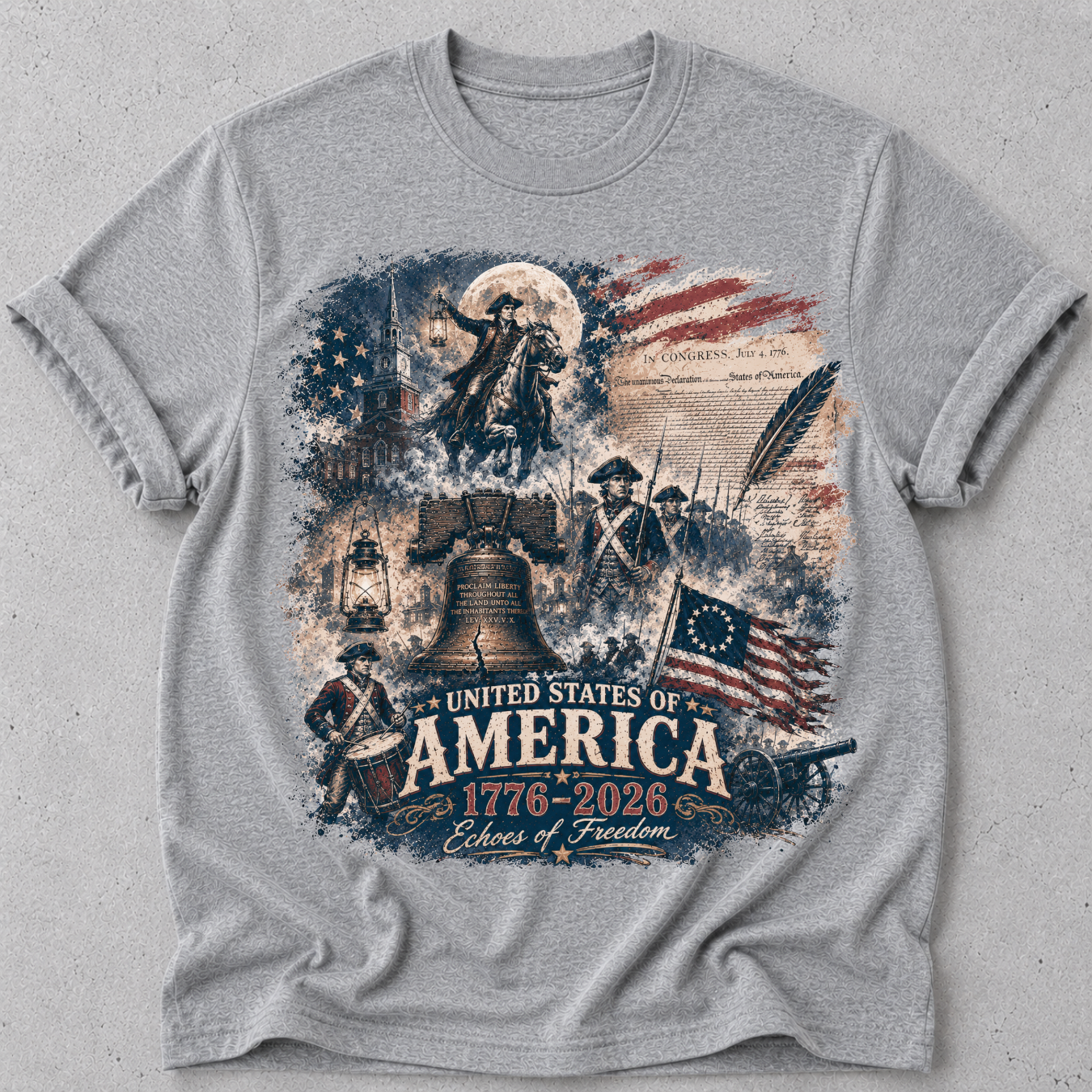 America Vintage Style T-Shirt