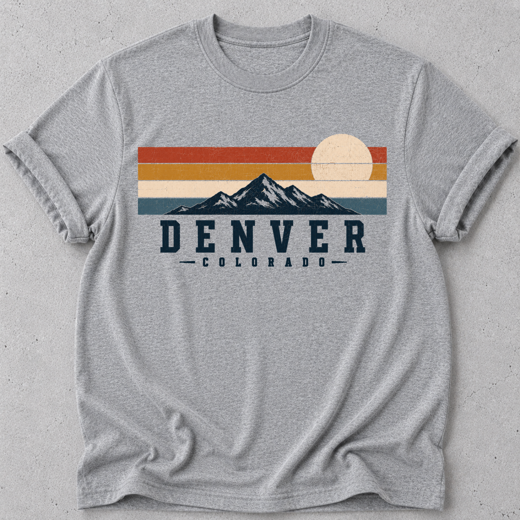 Denver Retro Sun T-Shirt