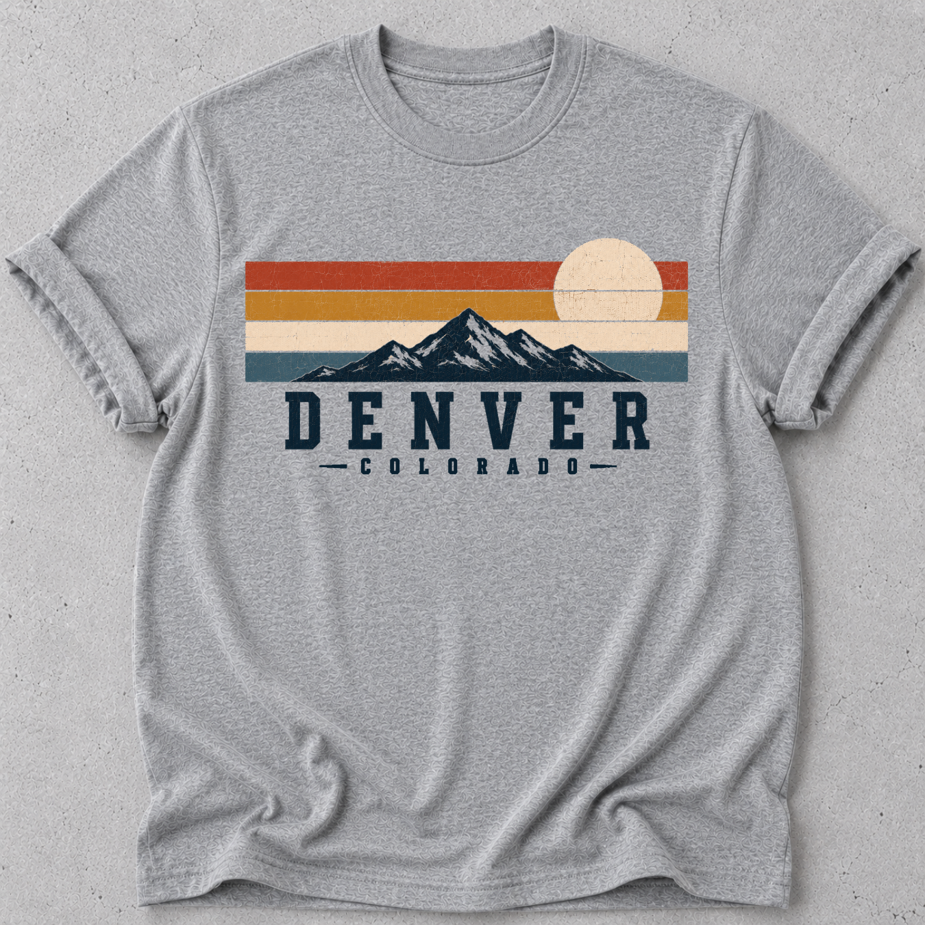 Denver Retro Sun T-Shirt
