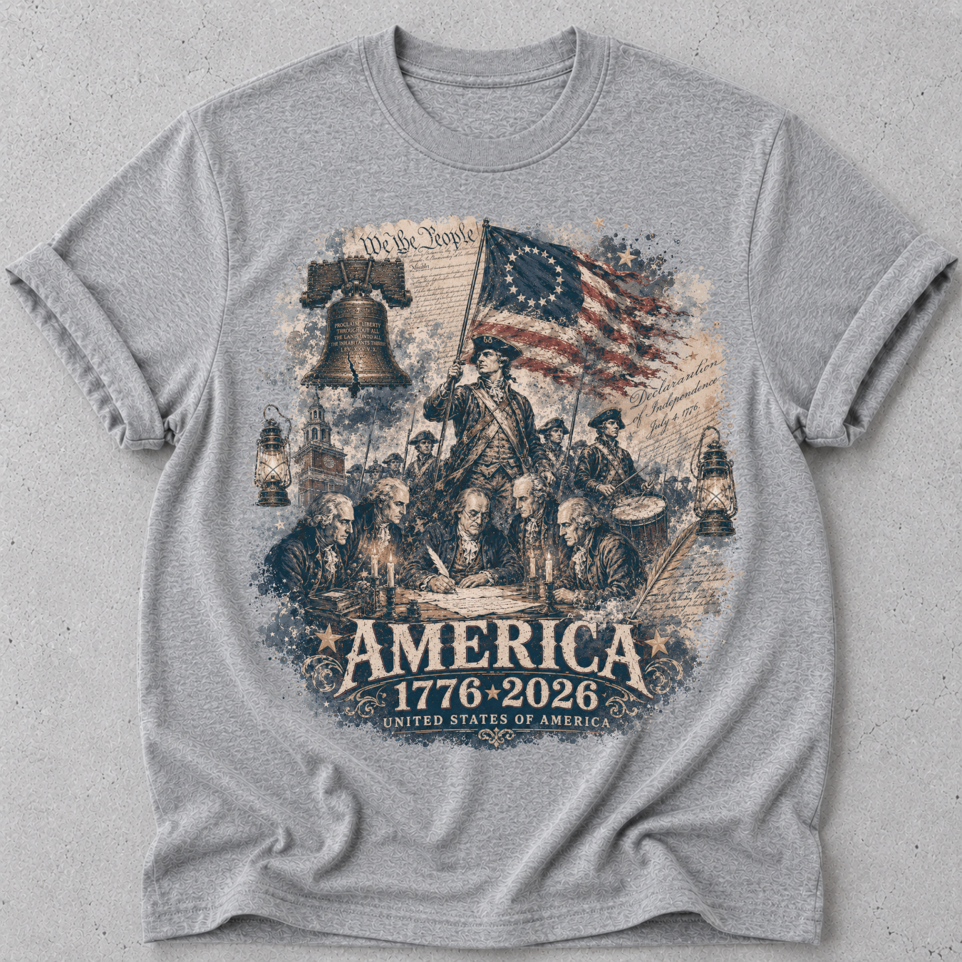 Vintage Annniversity 1776 T-Shirt