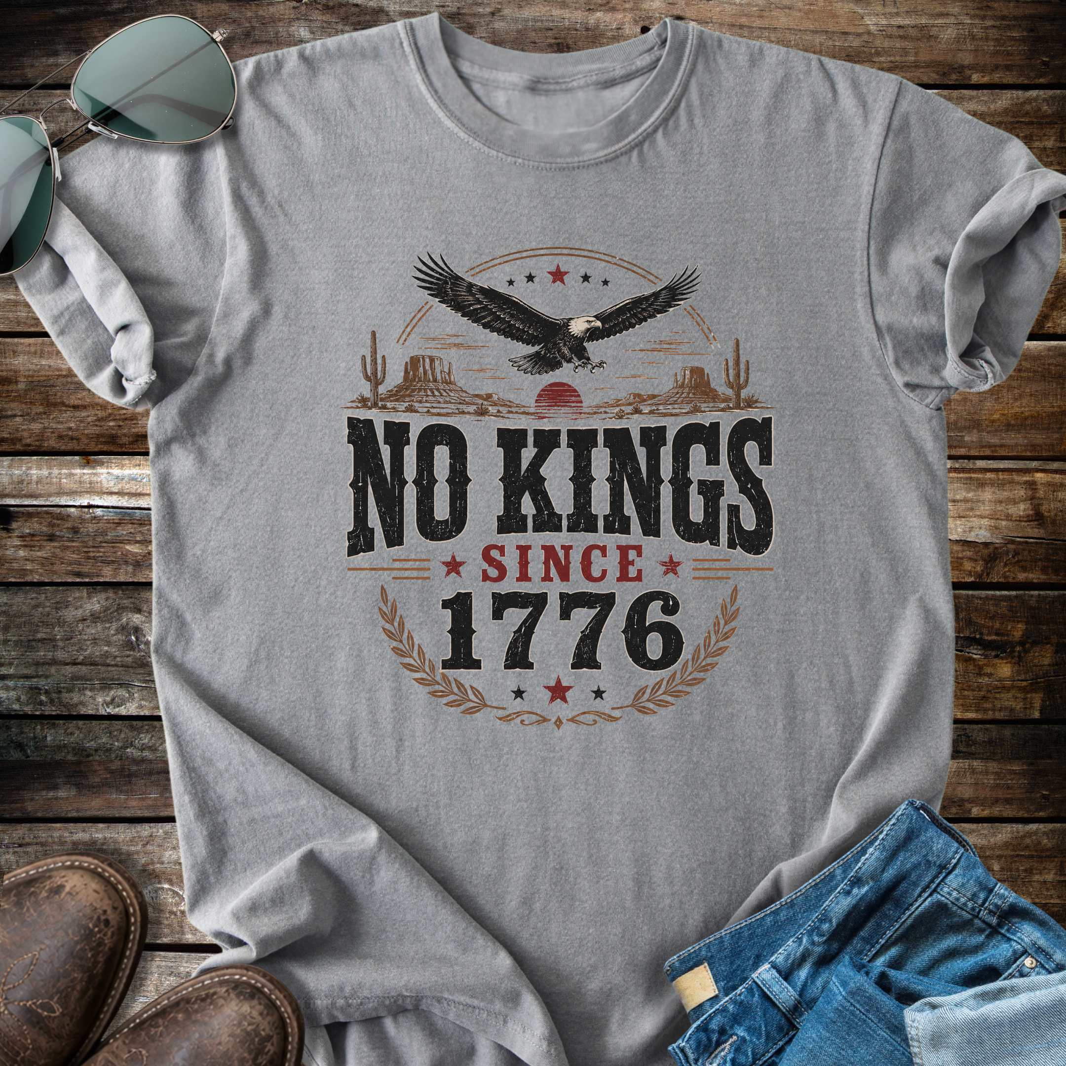 No King  Eagle T-shirt