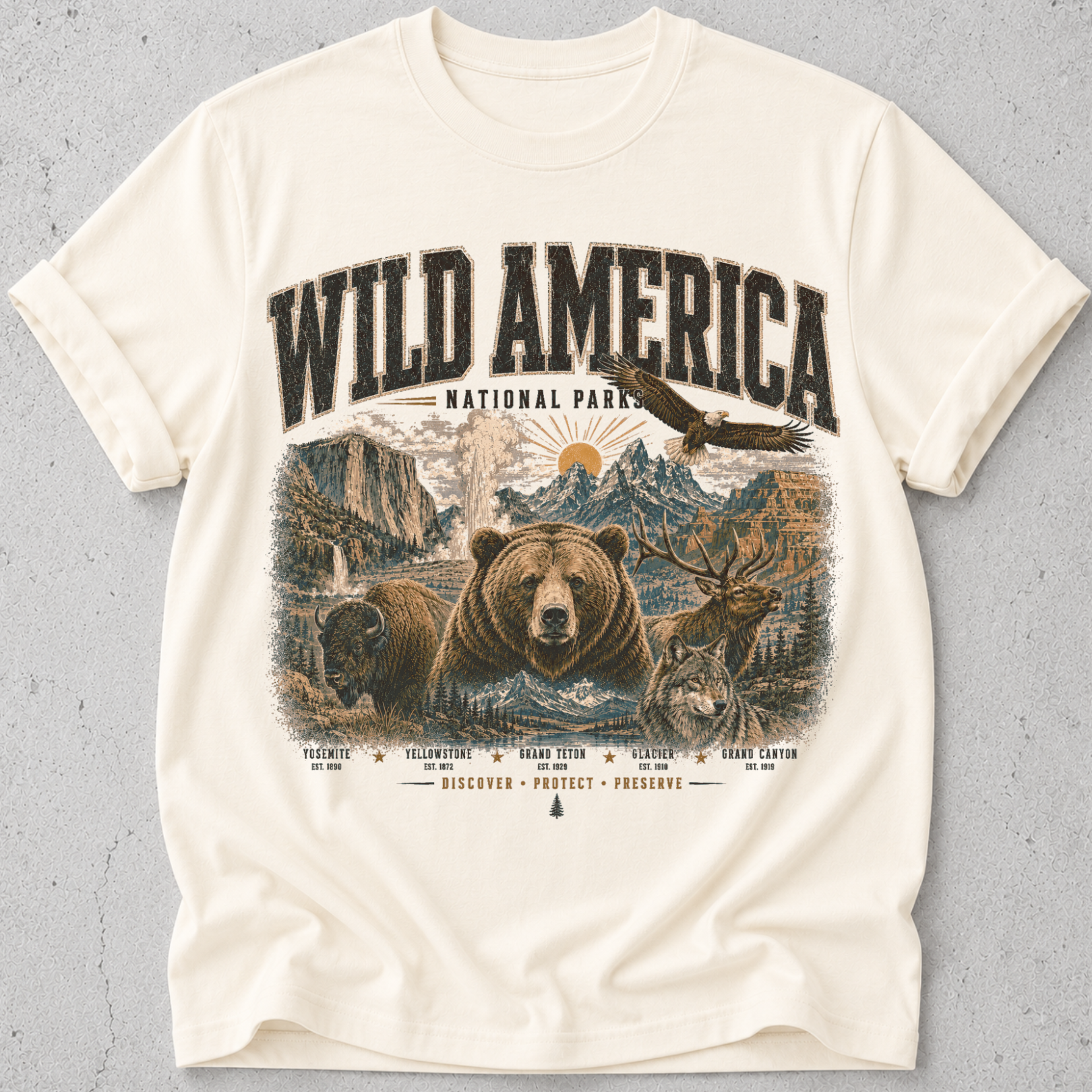 Wild America National Parks T-Shirt