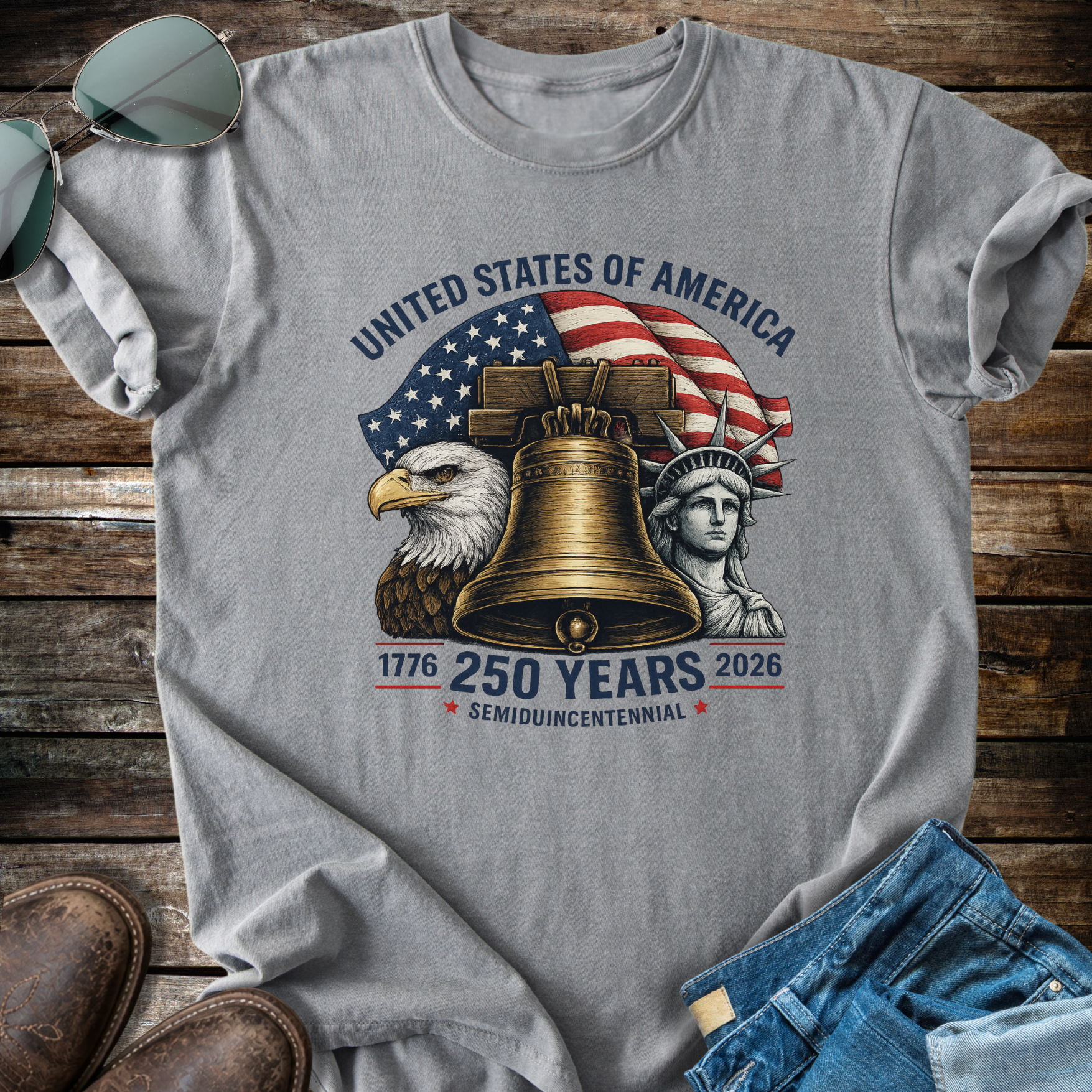 Liberty Bell 250 yrs  T-Shirt