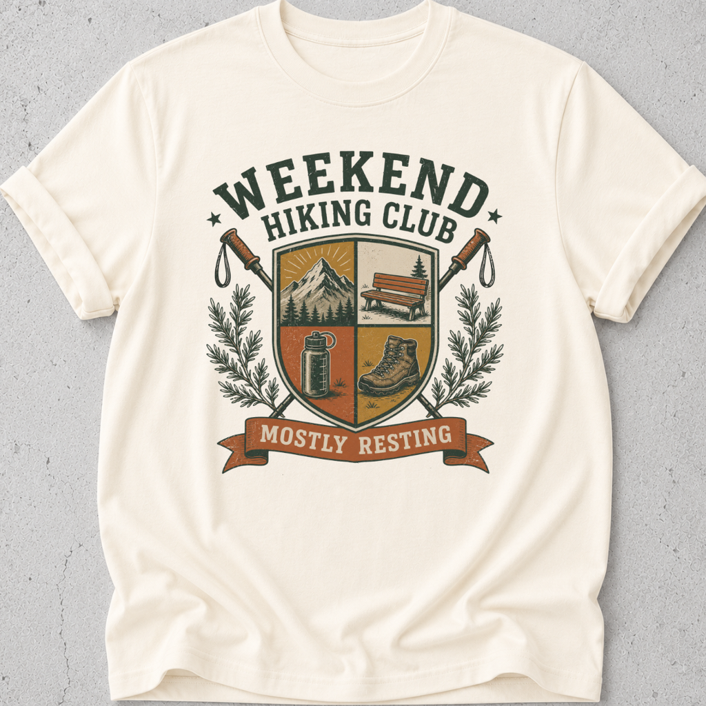 Weekend Hiking Funny T-shirt