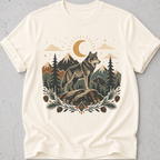 Folk Art Wolf T-shirt