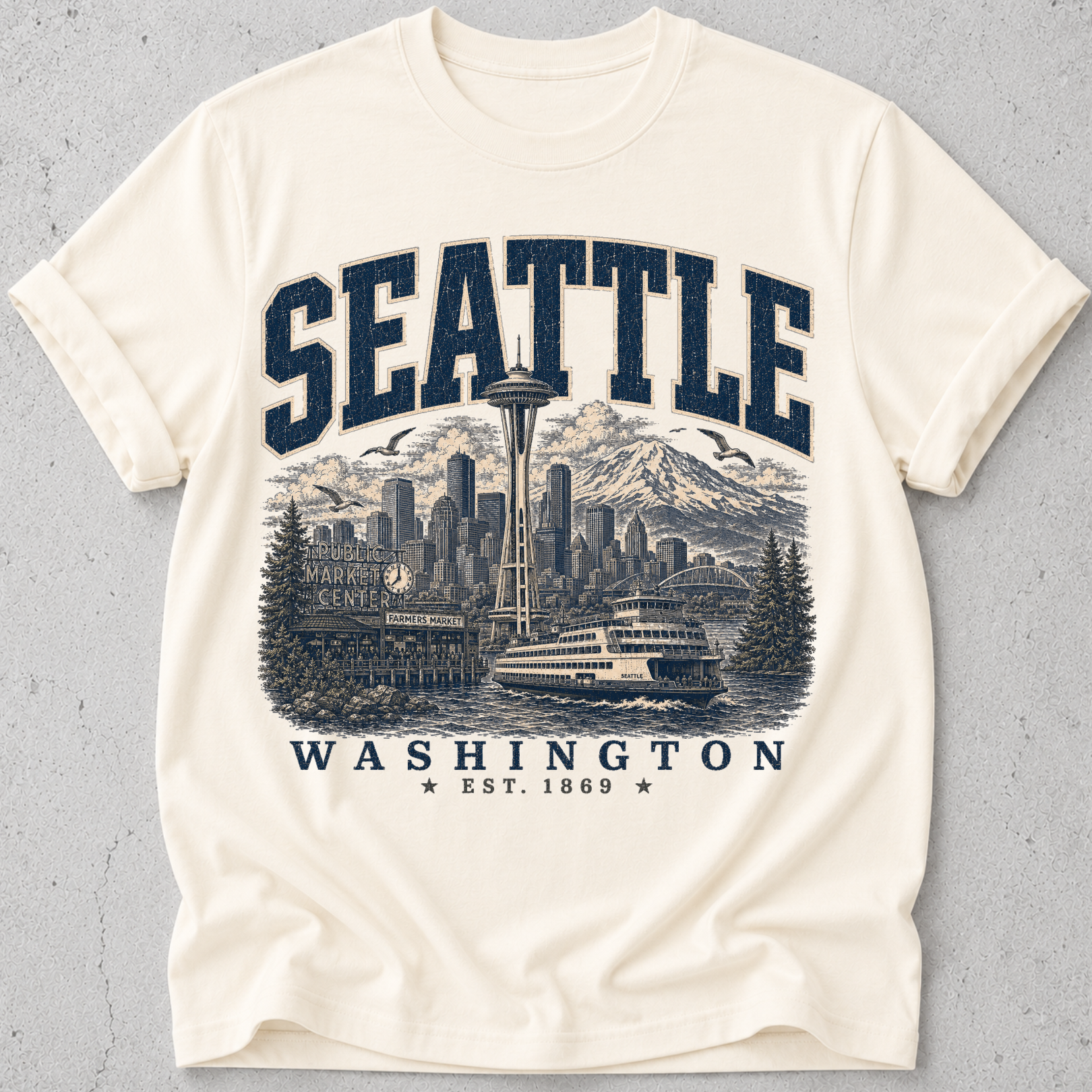 Seattle Cityscape T-Shirt