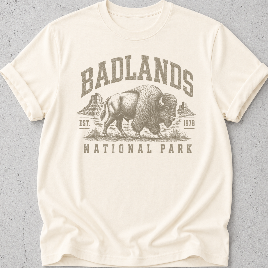Badlands Bison T-shirt