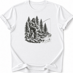 Sasquatch Fishing  T-shirt