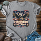 Football Varsity Patriotic  T-shirt