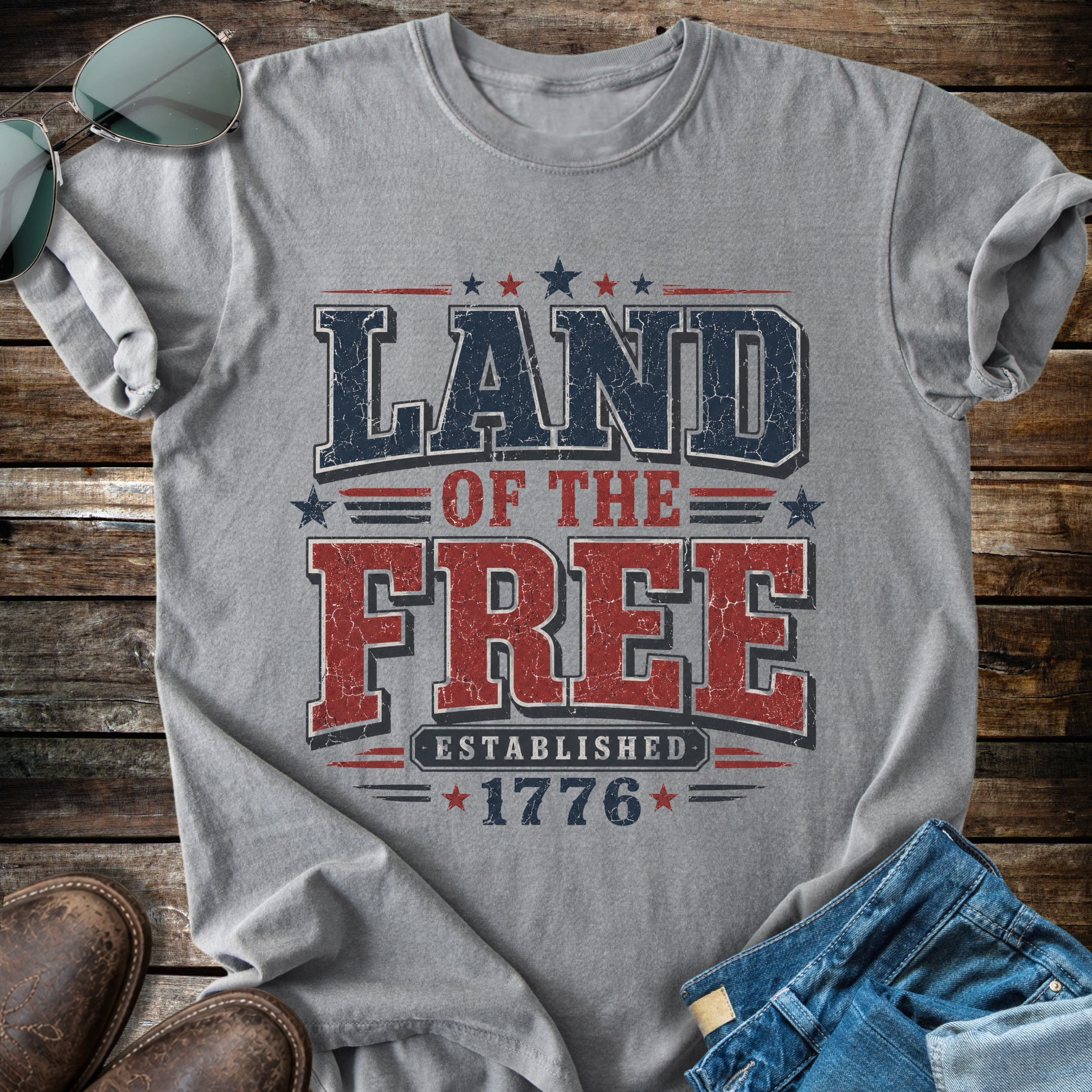 Land Of The Free Tshirt