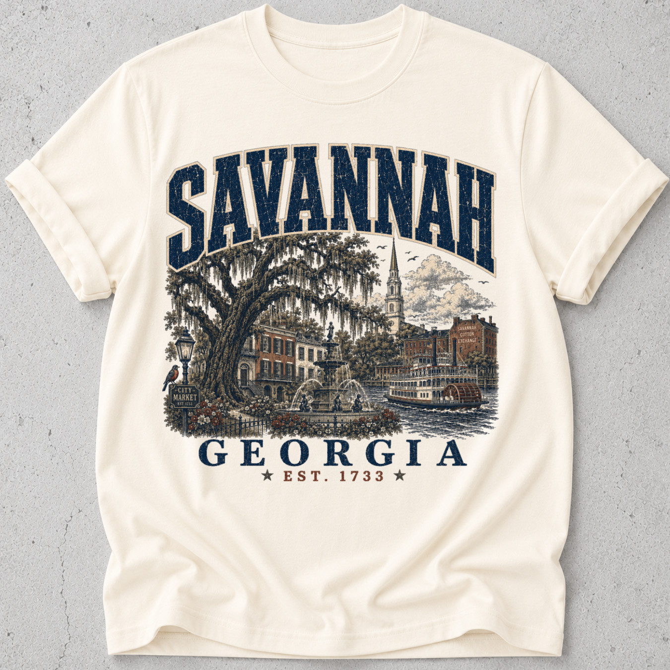 Savannah Cityscape T-Shirt