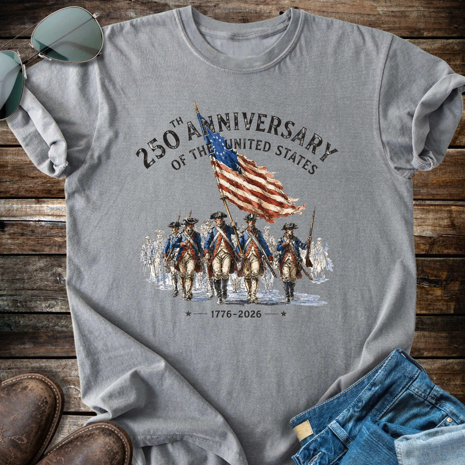 Revolutionary 250 Anniversary T-Shirt