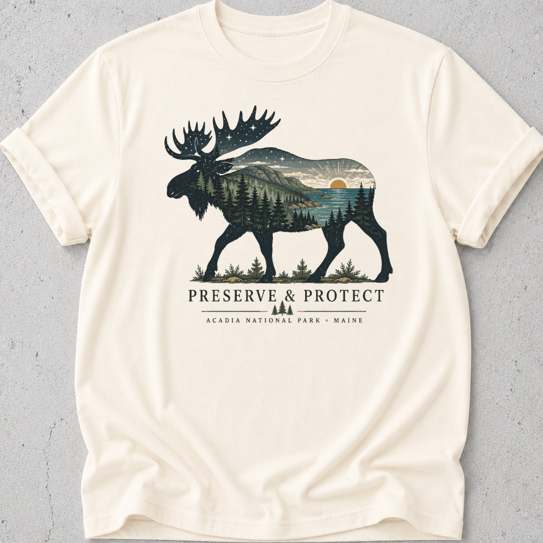 Acadia National Park Moose T-Shirt