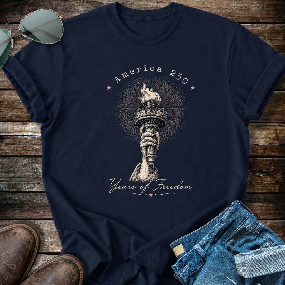 Liberty Torch   T-shirt