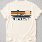 Seattle  Retro Sun T-Shirt