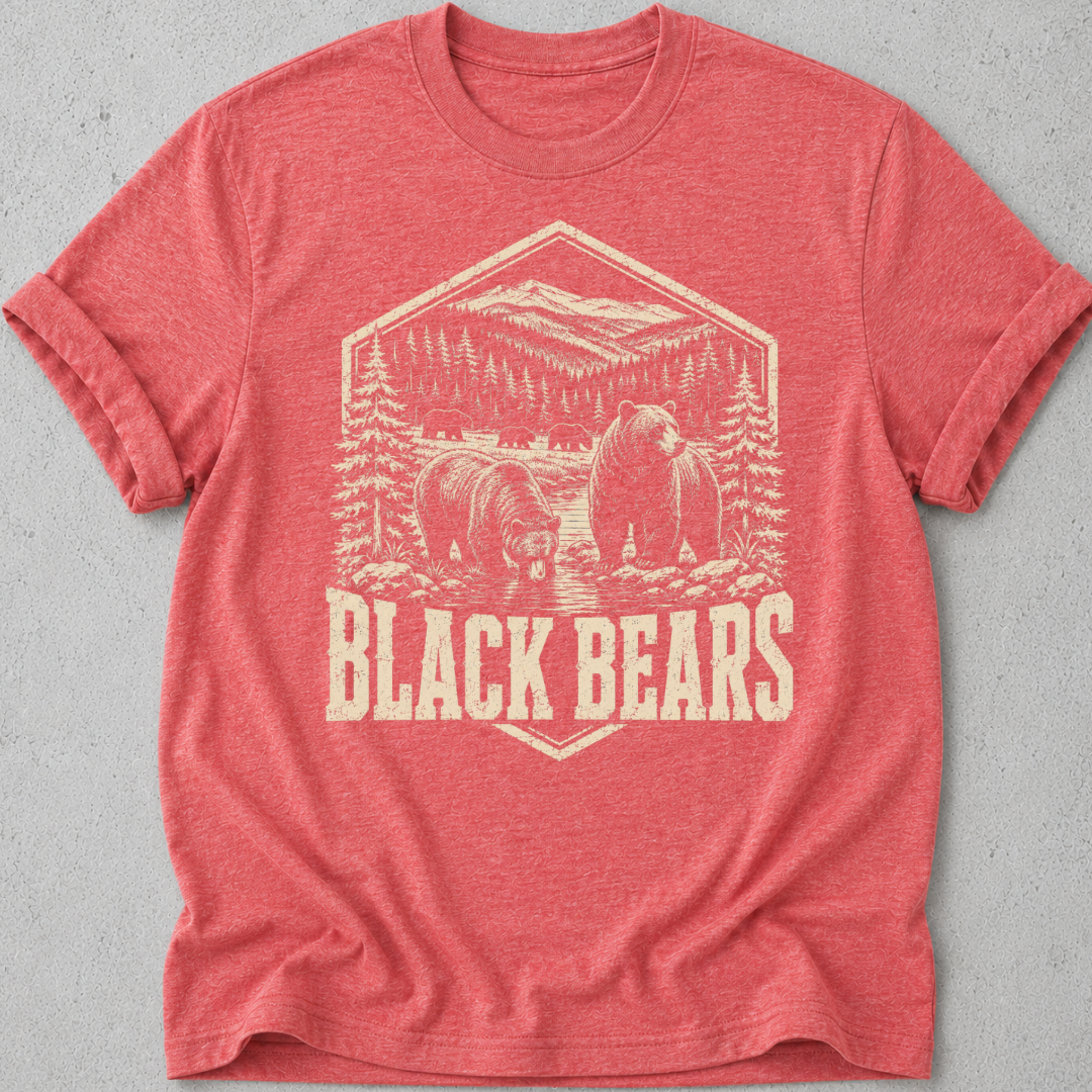 Black Bears Medallion T-Shirt