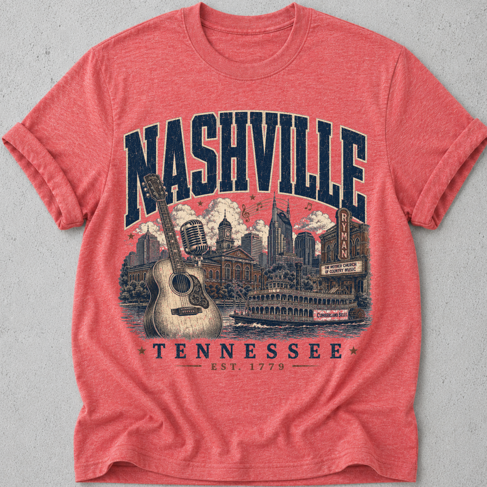 Nashville Cityscape  T-Shirt