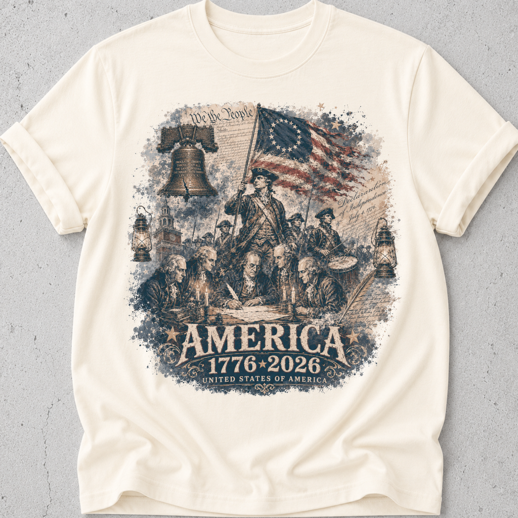 Vintage Annniversity 1776 T-Shirt