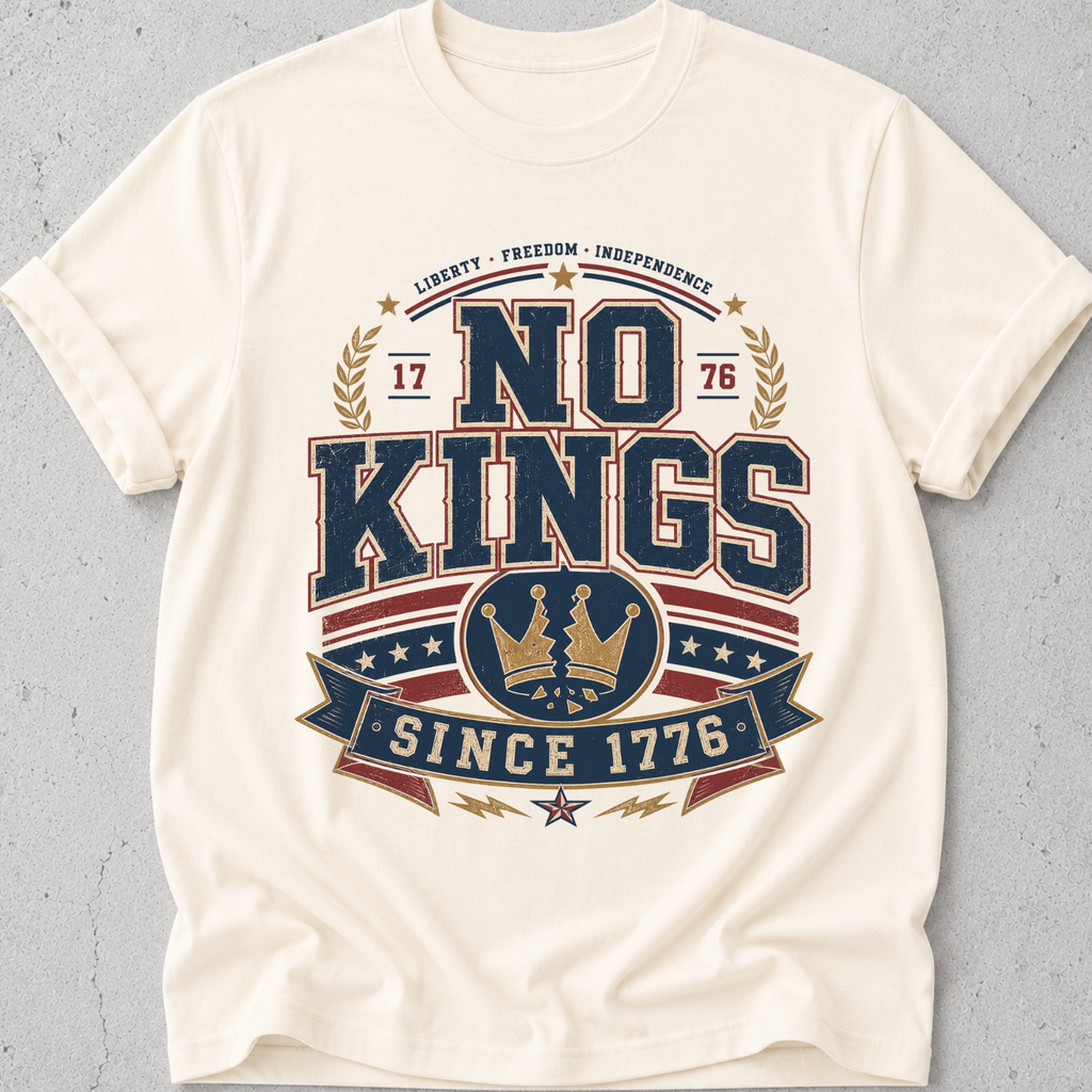 No Kings Varsity T-shirt