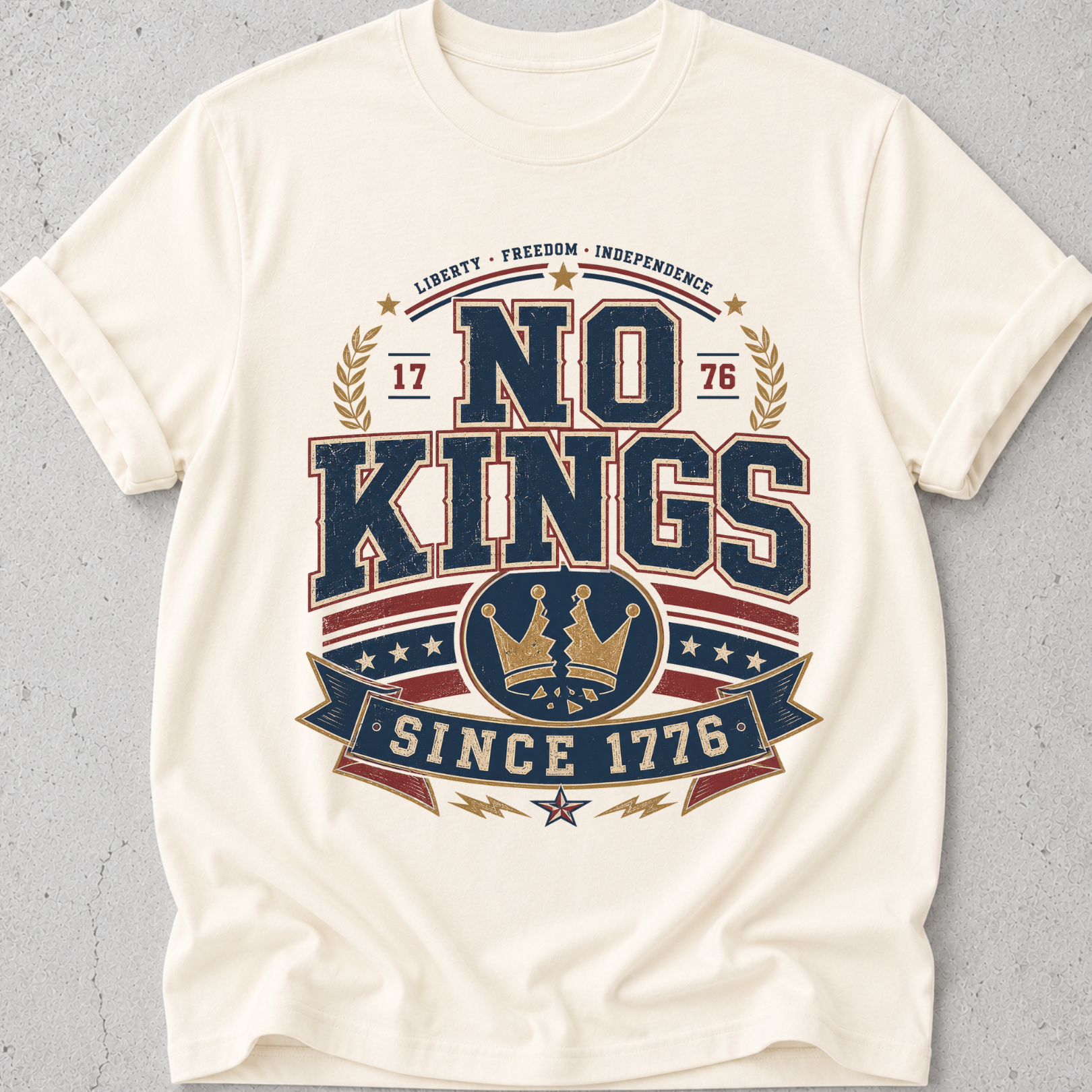 No Kings Varsity T-shirt