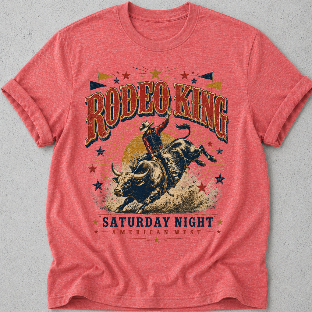 Rodeo King Saturday Night T-Shirt