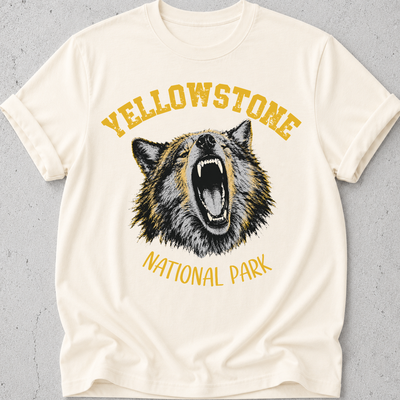 Yellowstone Wolf  T-Shirt