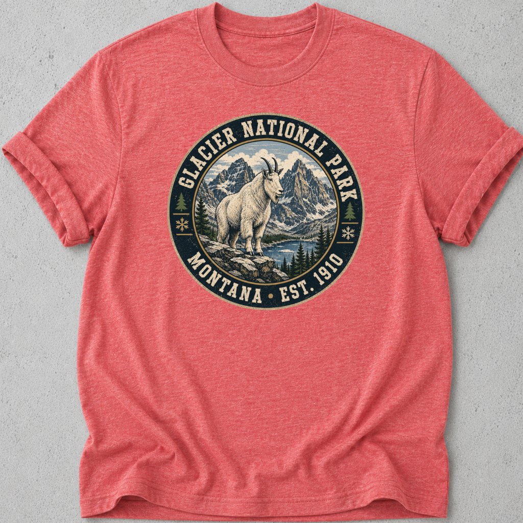 Glacier Park Goat T-Shirt