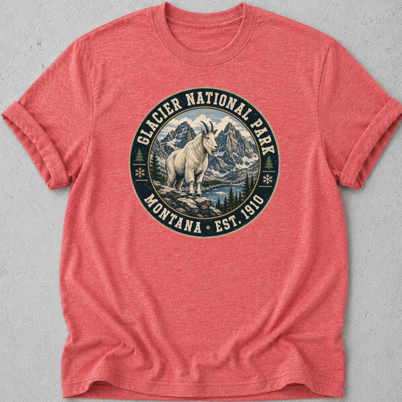 Glacier Park Goat T-Shirt