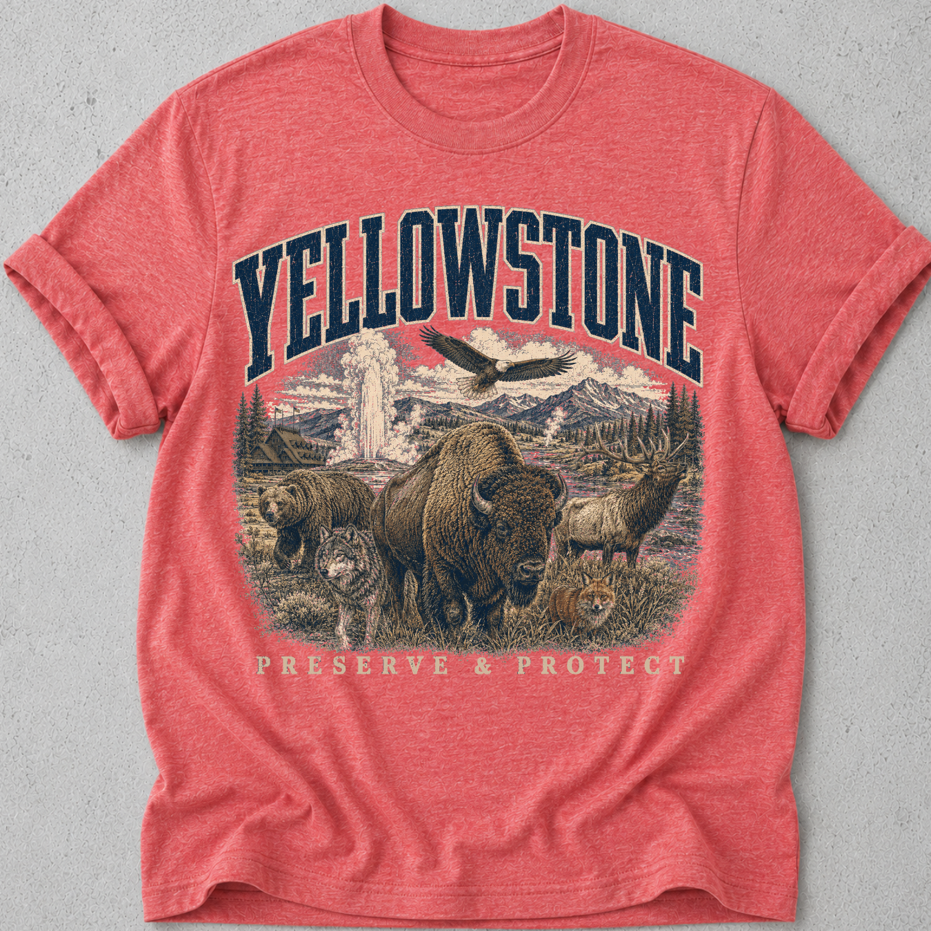 Yellowstone  Preserve & Protect  T-Shirt