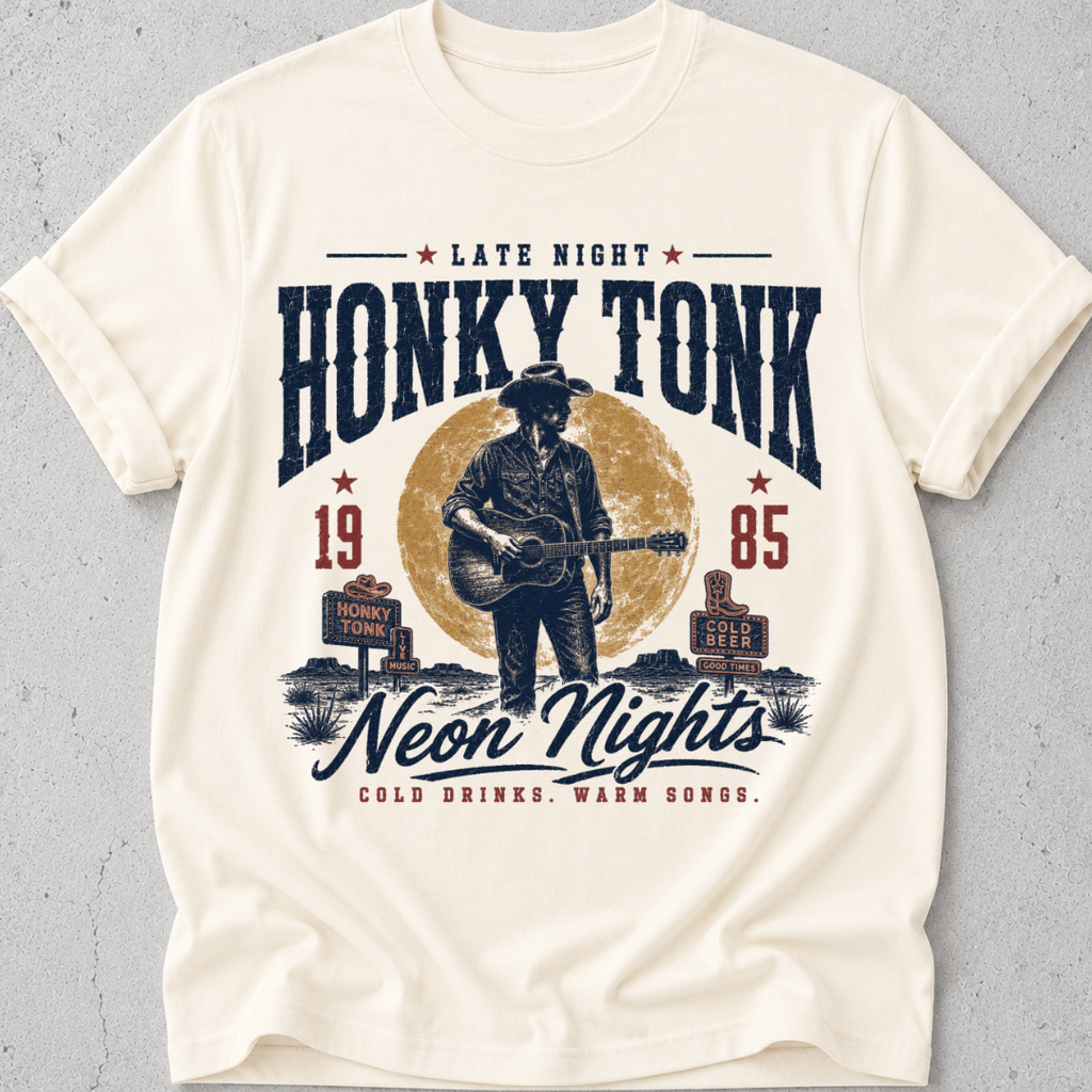 Honky Tonk Late Night Music T-Shirt