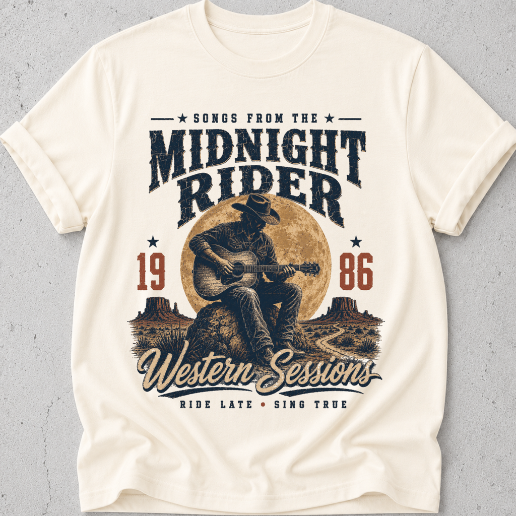 Midnight Rider Country Music T-Shirt