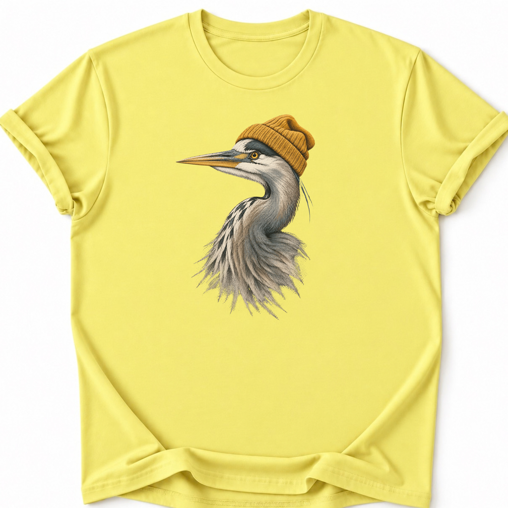 Heron Bird  T-shirt