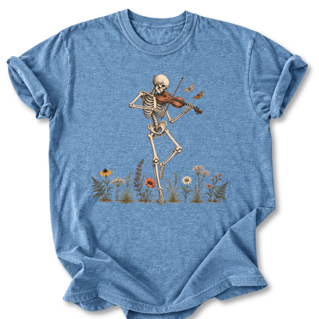 Violin Skeleton  T-shirt