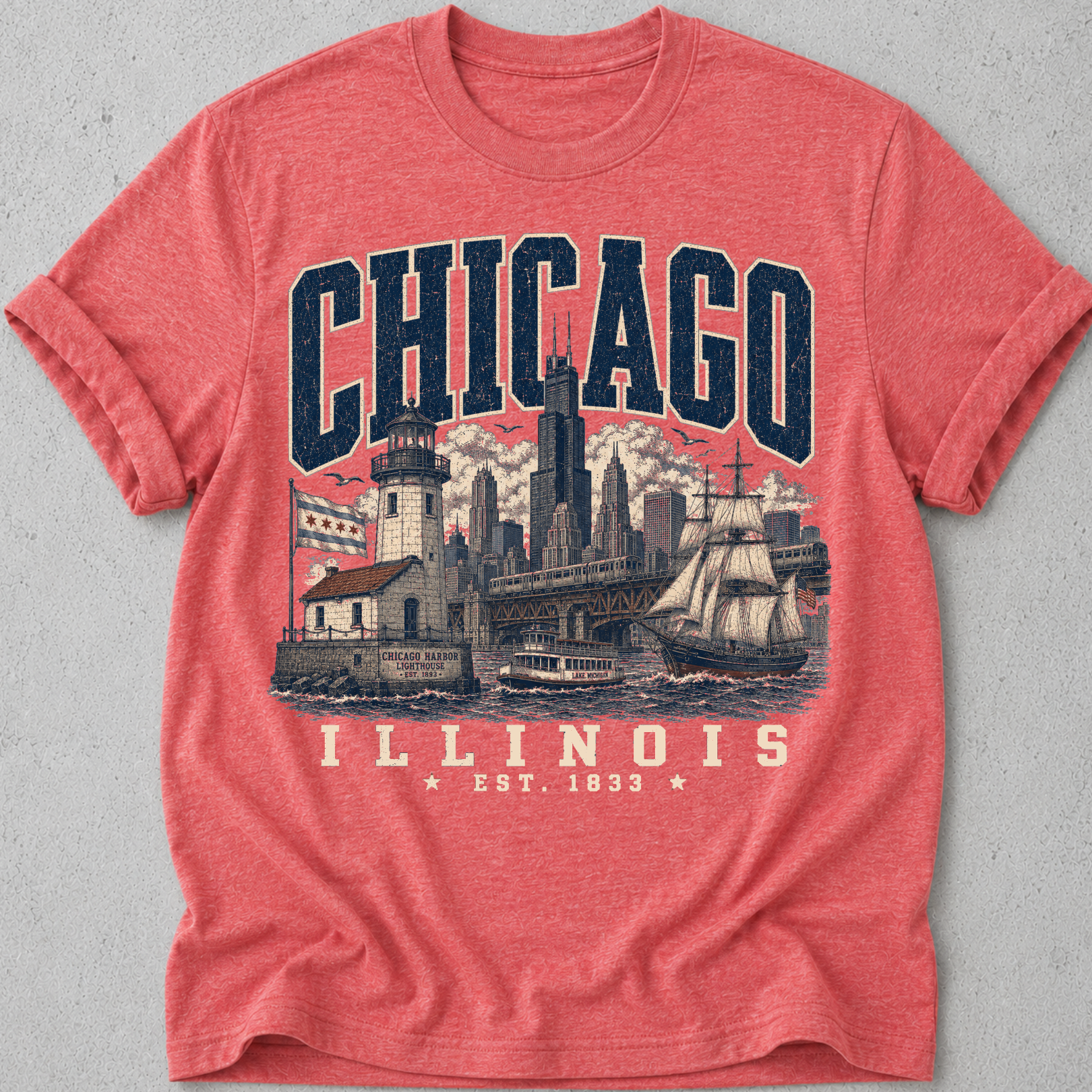 Chicago Cityscape  T-Shirt