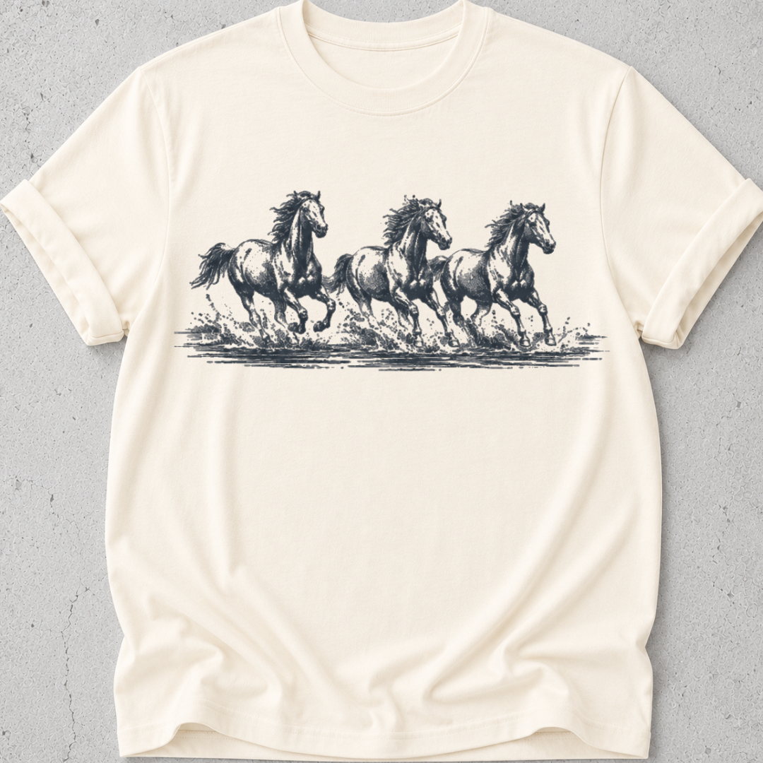Wild Horses Galloping T-shirt