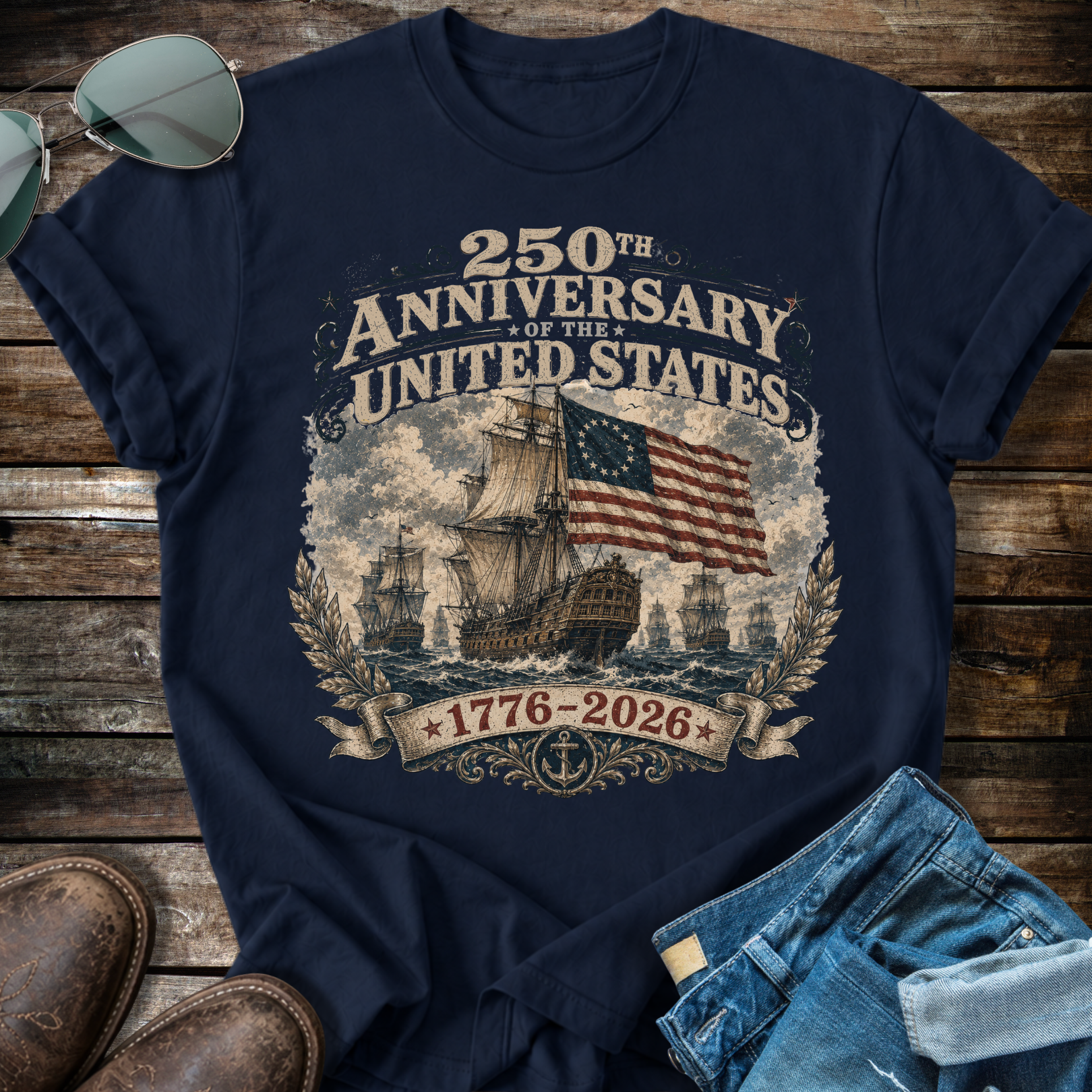 Vintage  250 Anniversary  T-Shirt