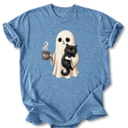 Ghost and Cat T-shirt