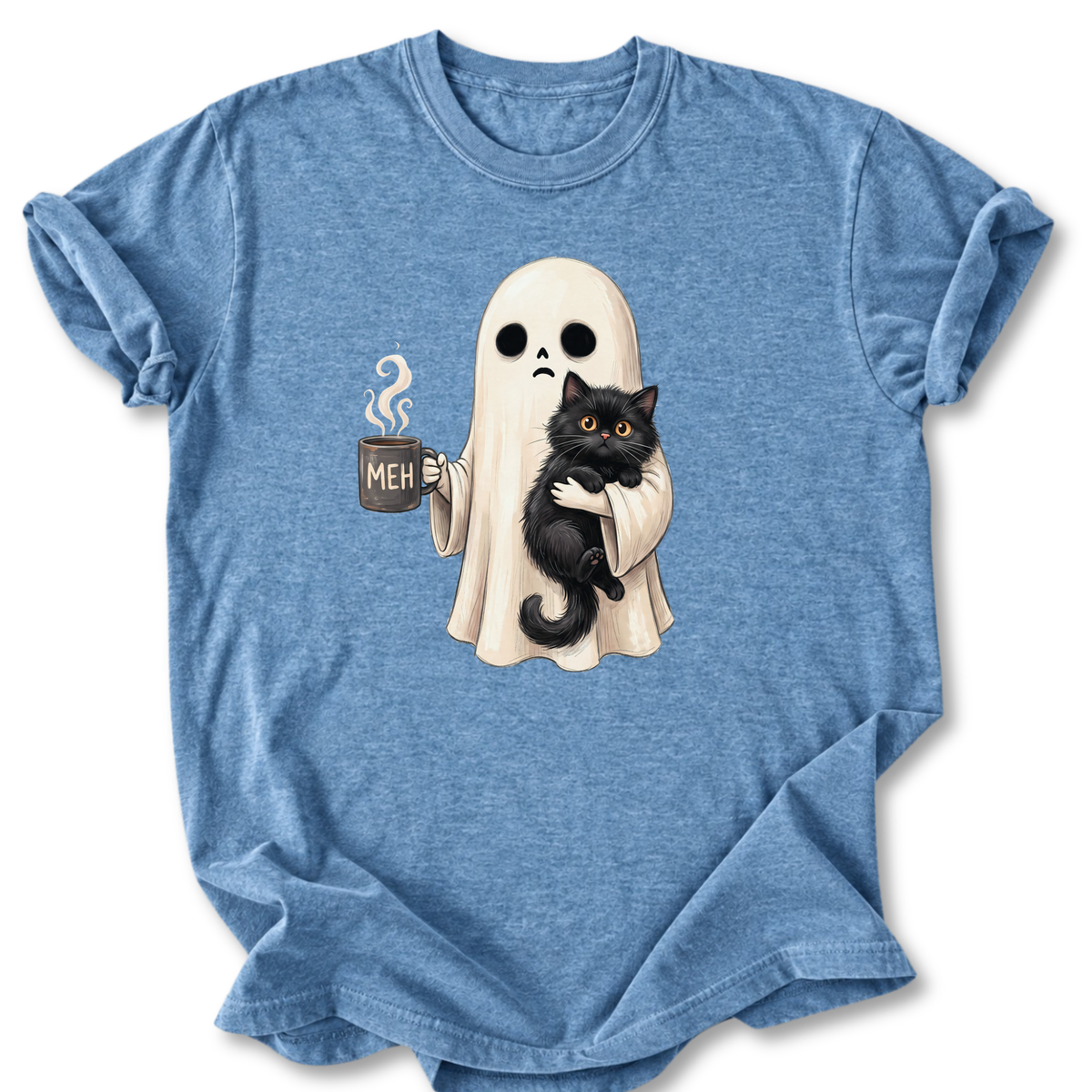 Ghost and Cat T-shirt
