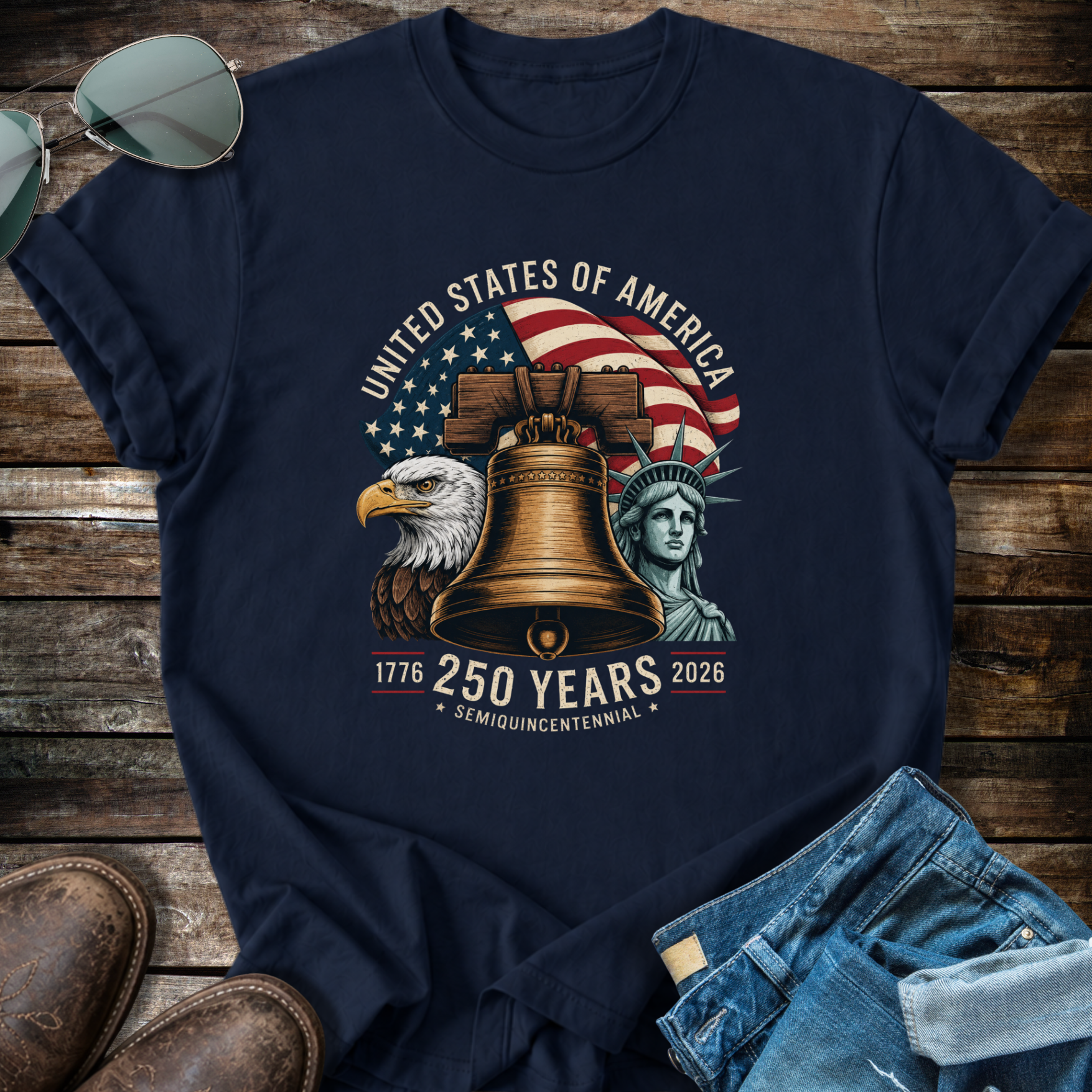 Liberty Bell 250 yrs  T-Shirt