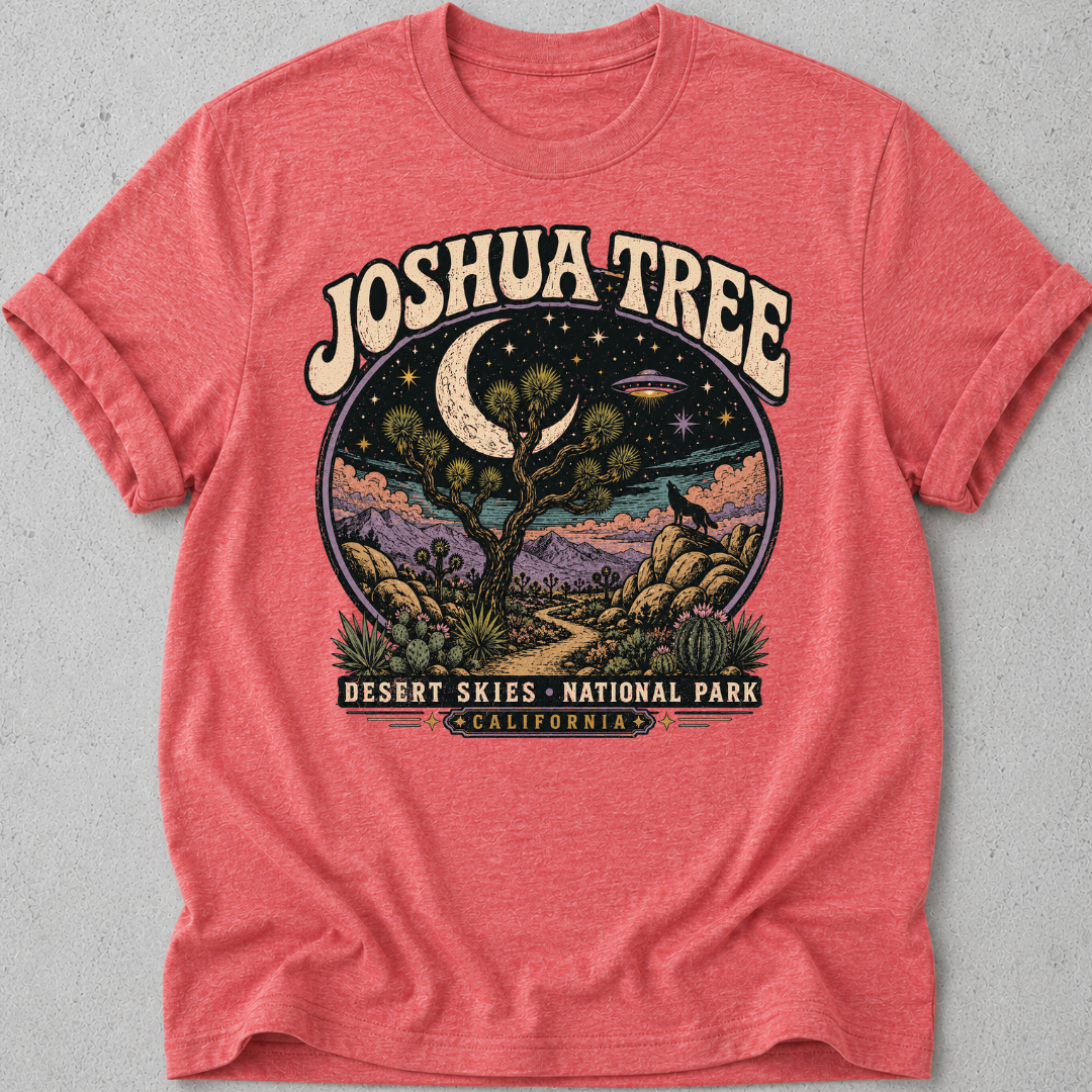 Joshua Tree Park Retro T-Shirt
