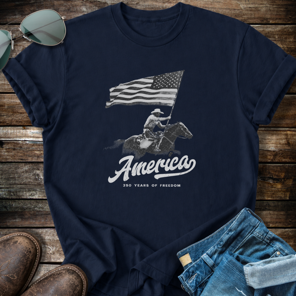 Patriotic Cowboy T-Shirt