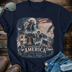 America  Vintage Style T-Shirt