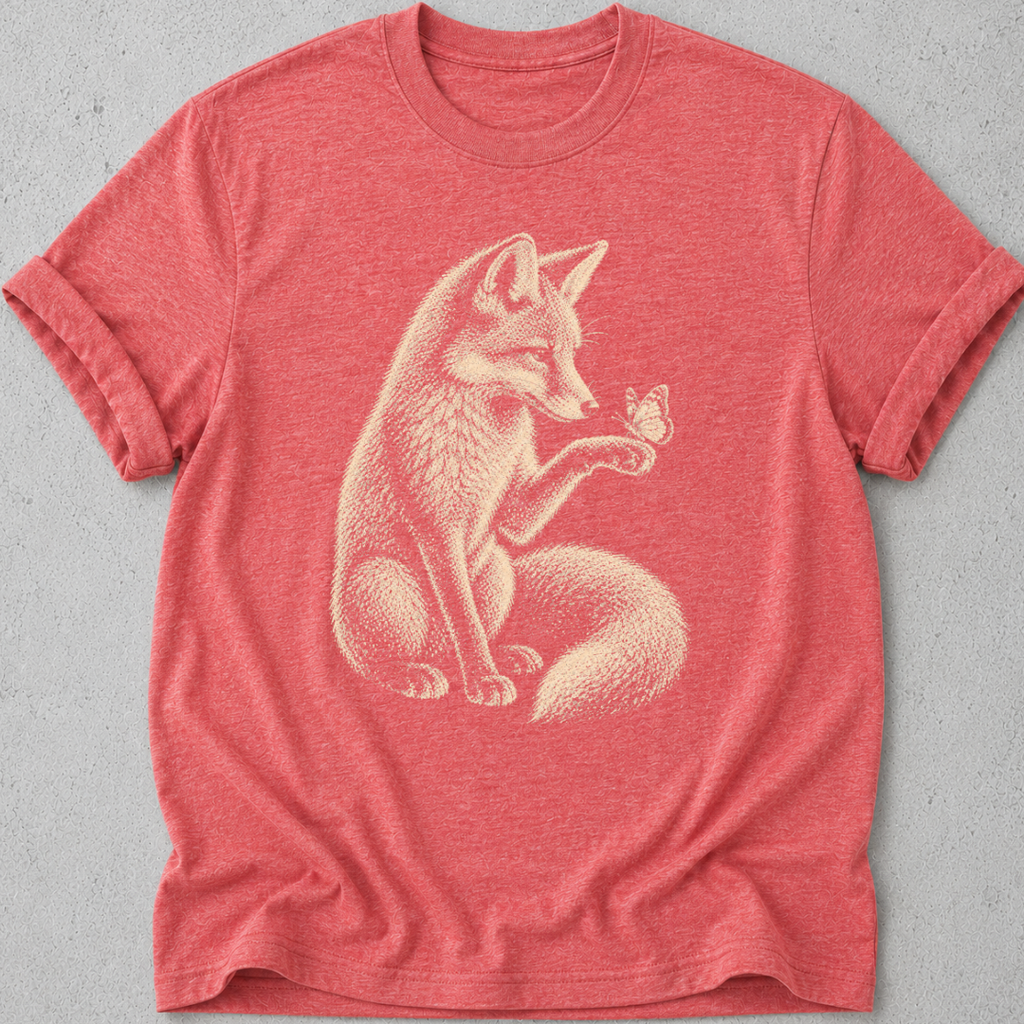 Fox and Butterfly T-shirt
