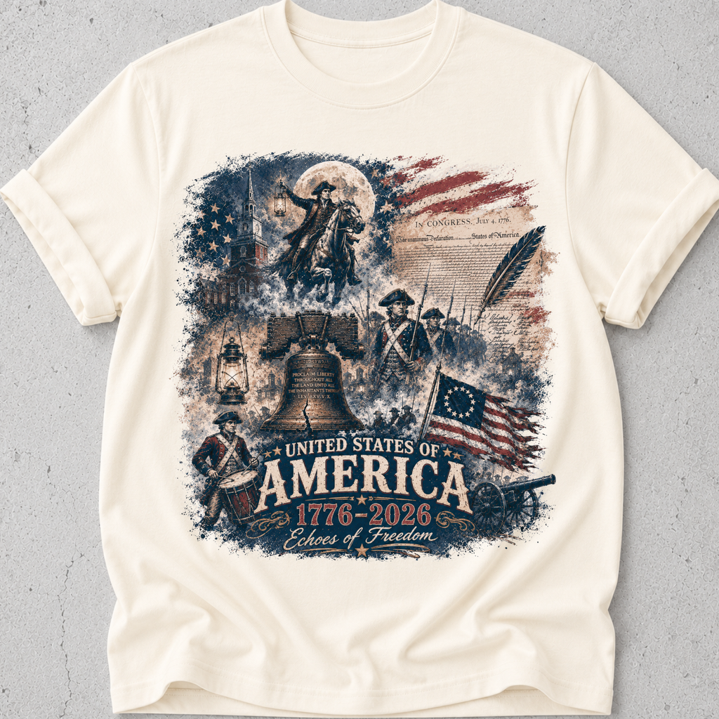 America Vintage Style T-Shirt
