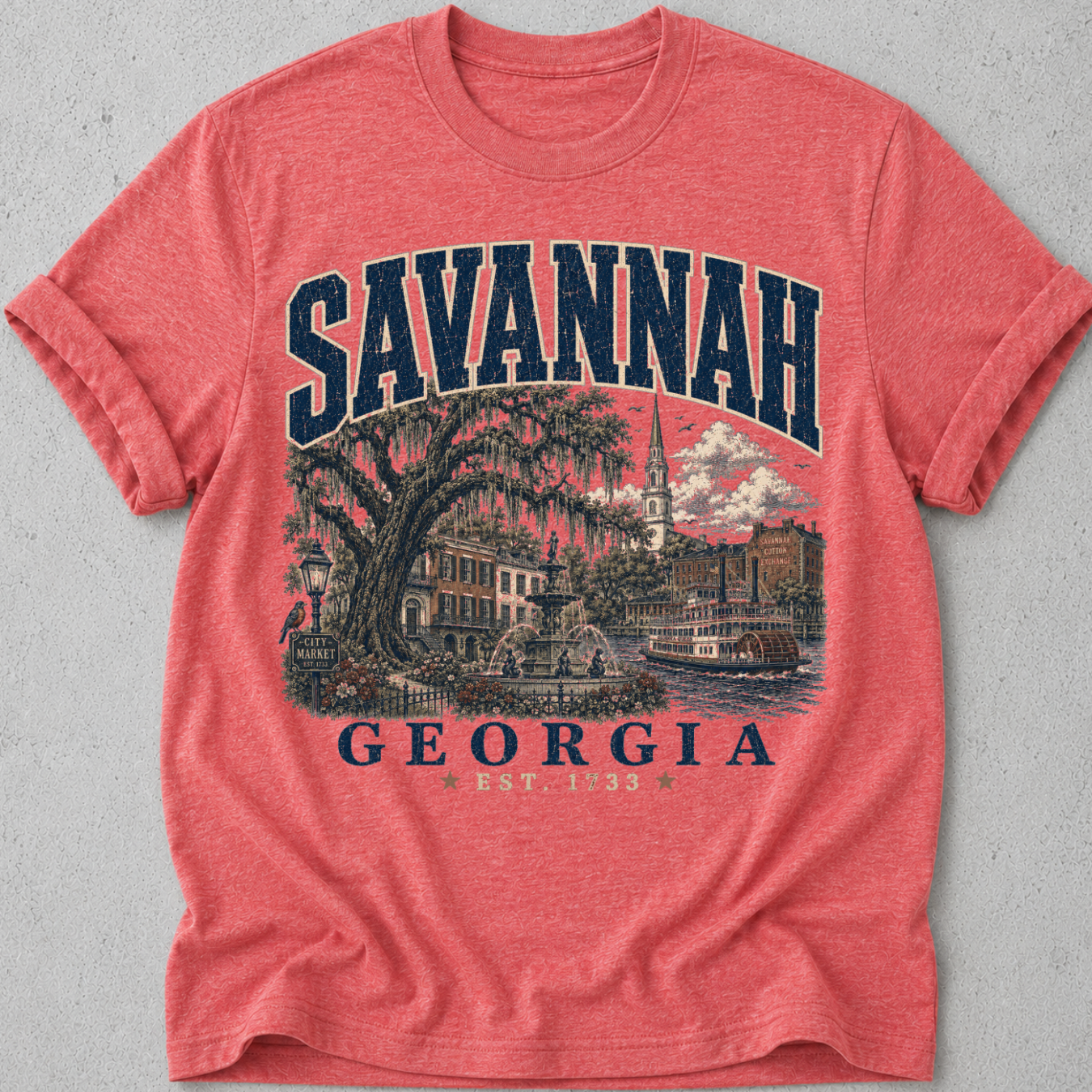 Savannah Cityscape T-Shirt